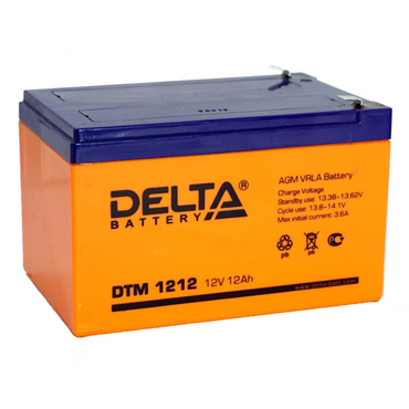 Аккумулятор Delta DTM 1212 (12V 12Ah)